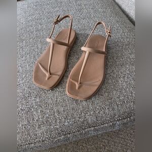 Crocs Miami Thong Flip Flops Women's US 6  Black Sandals Adjustable Strap